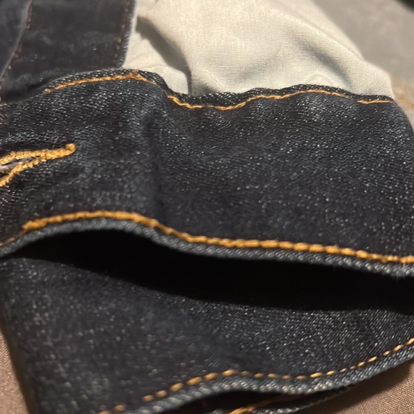 Ripped dark denim Jean jacket . - Picture 4 of 4